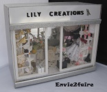 2014 Vitrine miniature de lingerie "Lilly Créations"